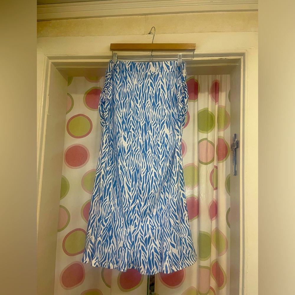 Sea Twig Midi Skirt Mermaid Bottom Diane Von Furstenberg for Target L